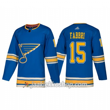 Miehille NHL St. Louis Blues Pelipaita Robby Fabbri 15 Adidas Alternate 2018-19 Authentic Miehille NHL St. Louis Blues Pelipaita Robby Fabbri 15 Adidas Alternate 2018-19 Authentic